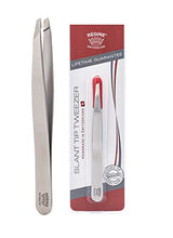 Load image into Gallery viewer, Regine Switzerland Slant Tweezer - Handmade in Switzerland - Professional Eyebrow, Facial &amp; Hair Remover - Etched Interior Tip to Grab Hair From the Root - Perfectly Aligned Tips - Stainless Steel
