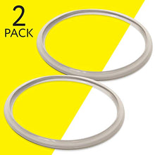 Load image into Gallery viewer, 10 Inch Fagor Pressure Cooker Replacement Gasket (Pack of 2) - Fits Many 10 inch Fagor Stovetop Models (Check Description for Fit)
