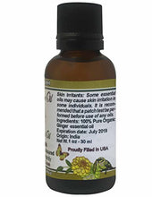 Load image into Gallery viewer, 1 oz Ginger Essential oil Zingiber officinalis 100% Pure Organic Natural Therapeutic Grade A Steamed Distilled
