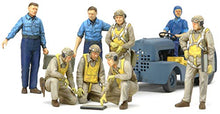 Load image into Gallery viewer, Tamiya Models World War II US Navy Pilots with Moto-Tug
