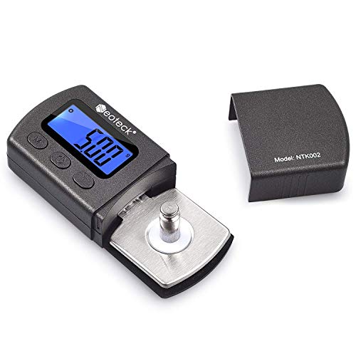 Neoteck Digital Turntable Stylus Force Scale Gauge 0.01g/5.00g Blue LCD Backlight for Tonearm Phono Cartridge