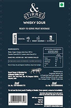 Load image into Gallery viewer, &amp;Stirred Cocktail Mix - Whisky Sour, Cocktail Mixer for Whisky, Pack of 2
