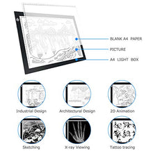 Load image into Gallery viewer, ME456 A4 LED Light Box 9x12 Inch Light Pad Only 5mm Ultra-Thin USB Power Light Table for Tracing
