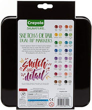 Load image into Gallery viewer, Crayola Sketch &amp; Detail Dual-Tip Markers, 16 Count, Gift
