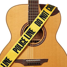 Load image into Gallery viewer, Guitar Strap Police Line Adjustable Acoustic Electric Bass Mandolin Made In USA
