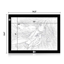 Load image into Gallery viewer, ME456 A4 LED Light Box 9x12 Inch Light Pad Only 5mm Ultra-Thin USB Power Light Table for Tracing
